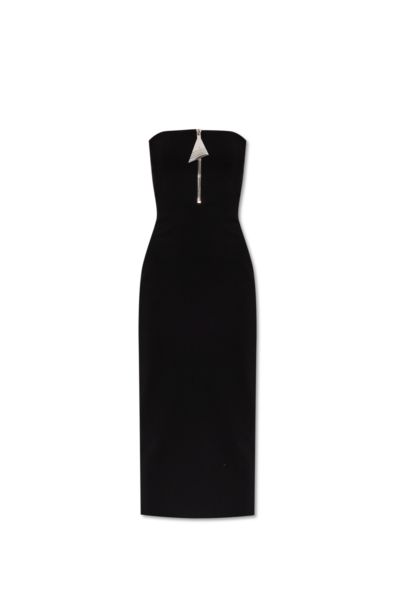 Black Dress with a zipper The Attico - Vitkac France